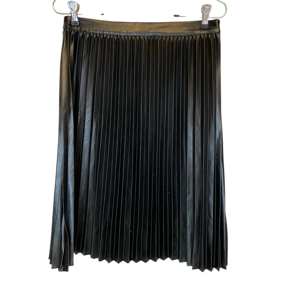 Monteau Elegant Black A-Line Skirt